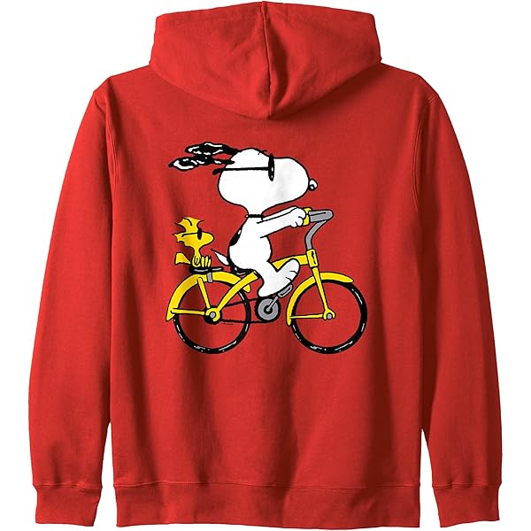 Amazon.com: Peanuts - Charlie Brown Snoopy Fall Leaves Zip Hoodie